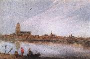 Zicht op Zierikzee VELDE, Esaias van de